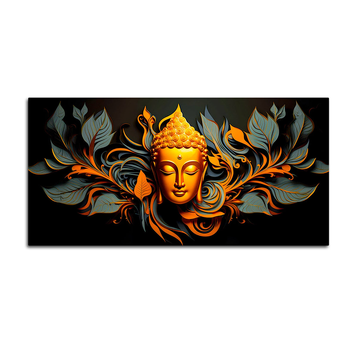 Lord Buddha Wall Painting for Home, Office & Meditation Room