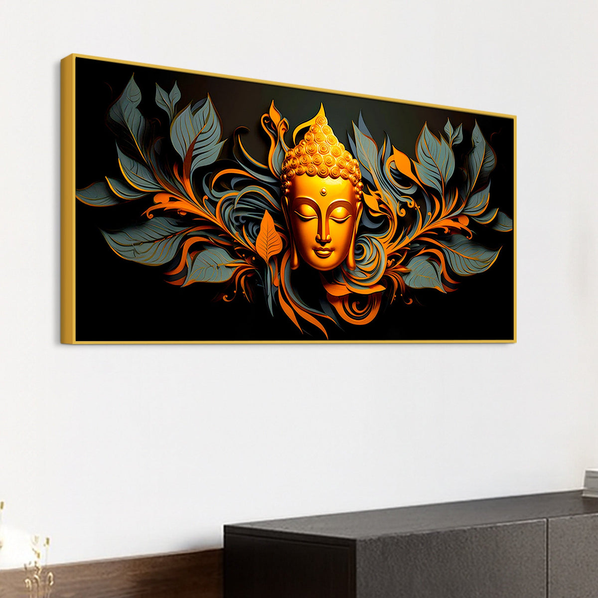 Lord Buddha Wall Painting for Home, Office & Meditation Room