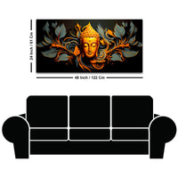 Lord Buddha Wall Painting for Home, Office & Meditation Room