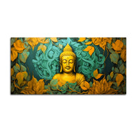 Lord Buddha Wall Painting for Peaceful & Positive Home Energy
