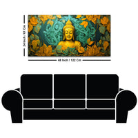 Lord Buddha Wall Painting for Peaceful & Positive Home Energy