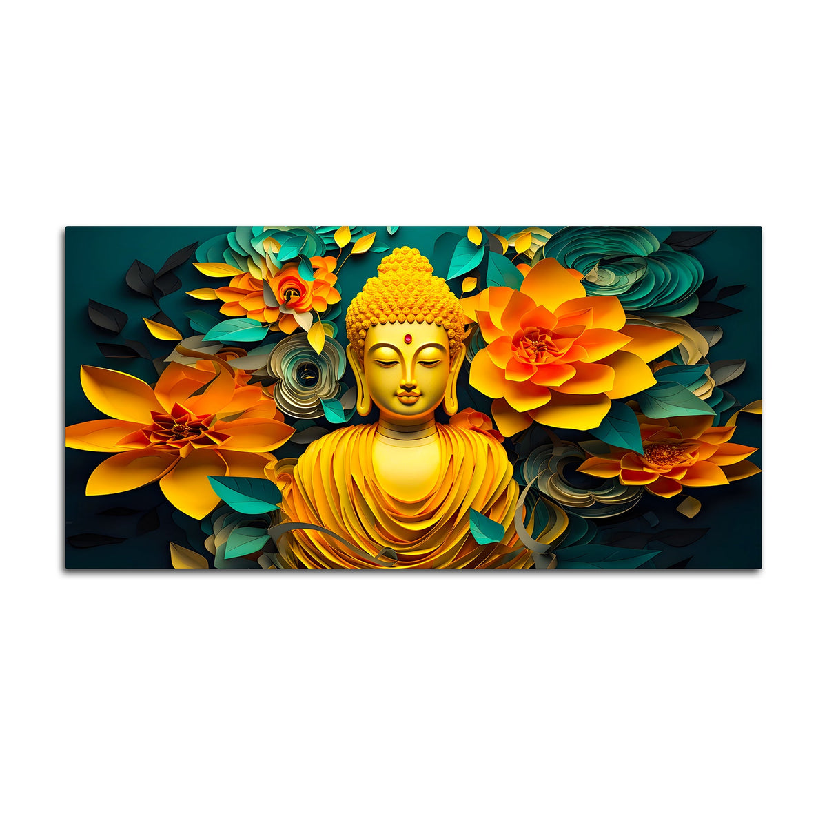 Lord Buddha Wall Painting for Premium Decor
