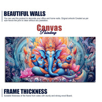 Lord Ganesh Decorative Artistic Canvas Wall Painiting