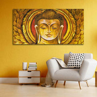 Lord Gautam Buddha Meditation Wall Painting
