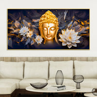 Lord Gautam Buddha Wall Painting for Elegant Spaces