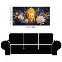 Lord Gautam Buddha Wall Painting for Elegant Spaces