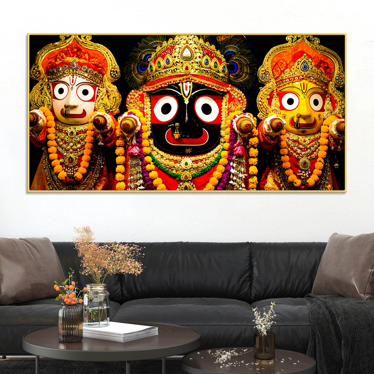 Lord Jagannath Wall Painting | Traditional Jagannath Devotional Art