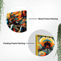 Lord Krishna Wall Painting for Living Room Décor