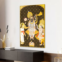 Lord Shreenath Ji Nathdwara Devotional Canvas Wall Painting
