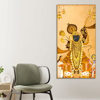 Lord Shreenathji Nathdwara Canvas Painting | Devotional Wall Art