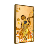 Lord Shreenathji Nathdwara Canvas Painting | Devotional Wall Art