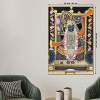 Lord Shreenathji Nathdwara Style Canvas Wall Painting for Home & Temple