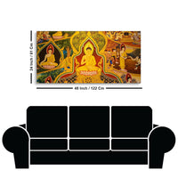 Lord Spiritual Buddha Canvas Wall Painting