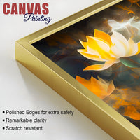 Luxurious Buddha Lotus Canvas Painting for Elegant Interiors
