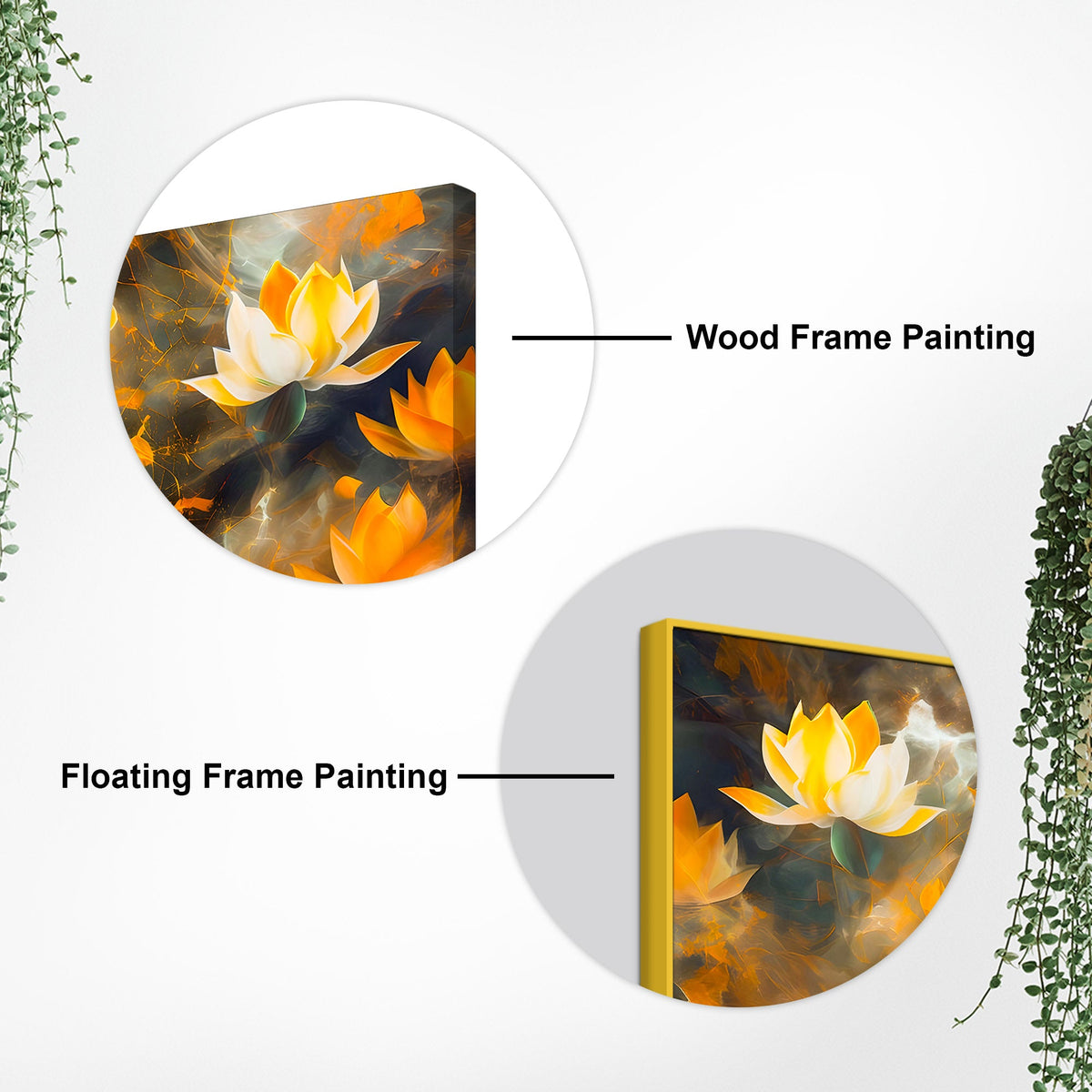 Luxurious Buddha Lotus Canvas Painting for Elegant Interiors