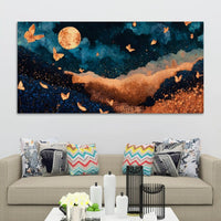 Luxury Abstract Butterfly Canvas Painting for Home Decor