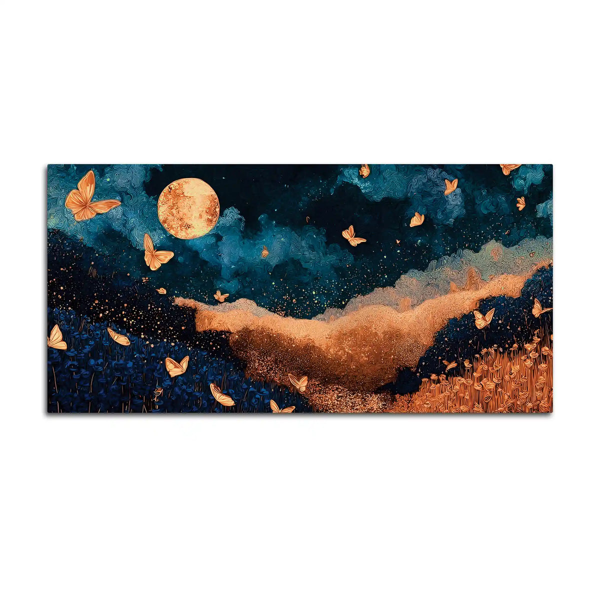 Luxury Abstract Butterfly Canvas Painting for Home Decor