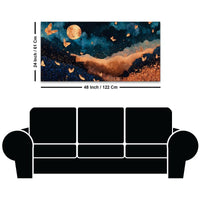Luxury Abstract Butterfly Canvas Painting for Home Decor