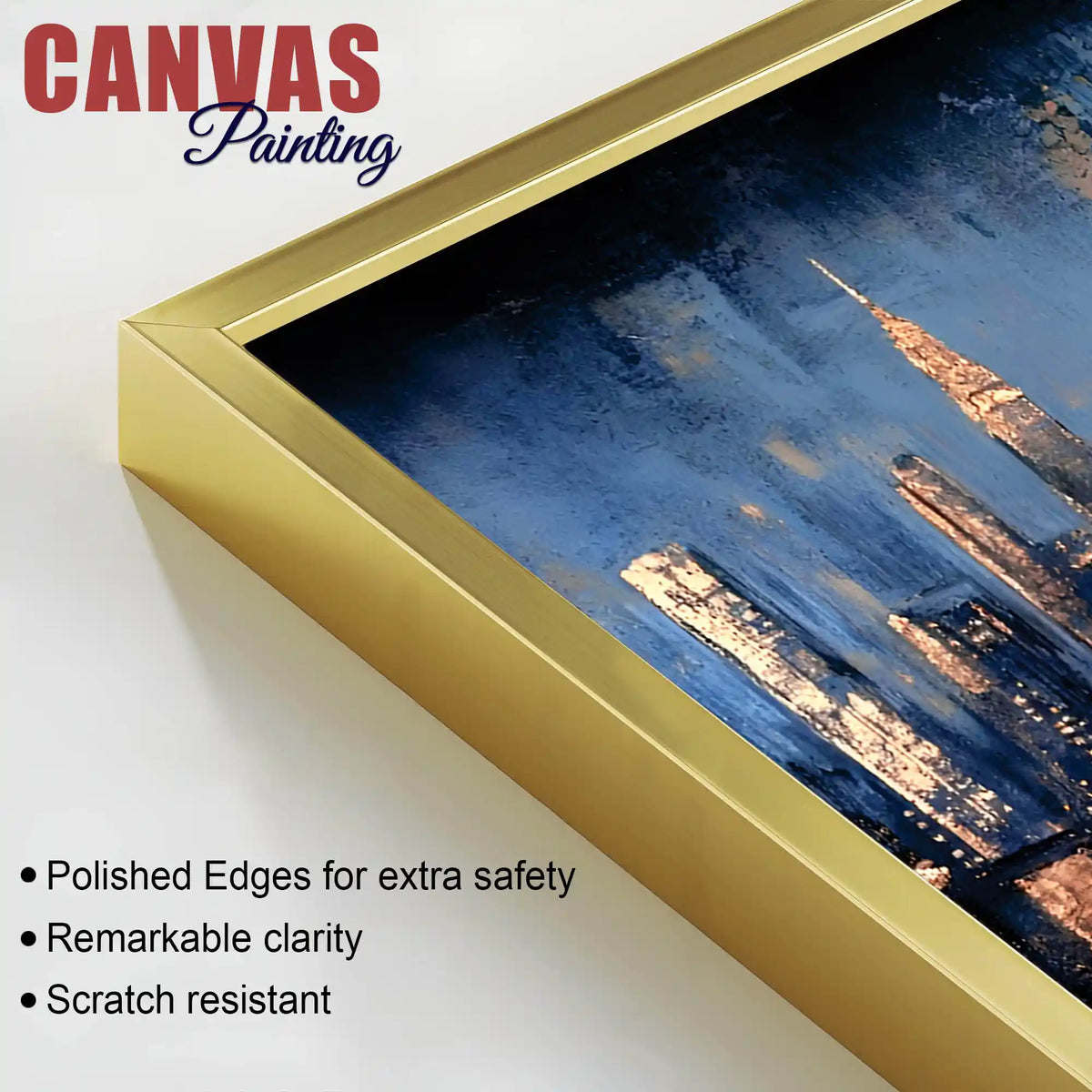 Luxury Abstract City Painting for Home