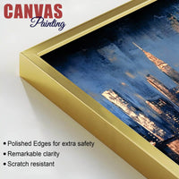 Luxury Abstract City Painting for Home