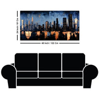 Luxury Abstract City Painting for Home