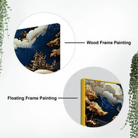 Luxury Abstract Deer Wall Canvas Painting for Modern Home Decor
