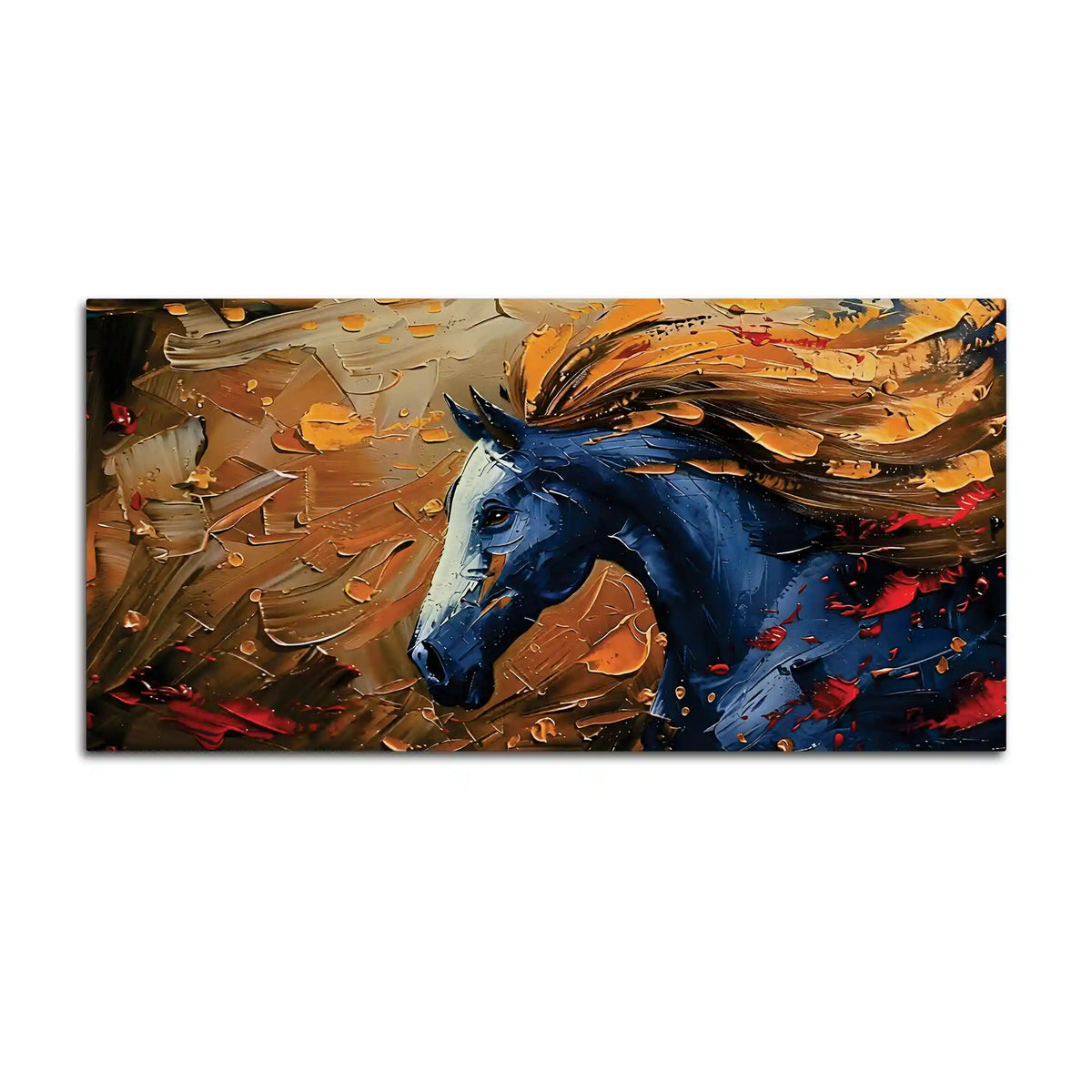 Luxury Abstract Horse Canvas Wall Painting for Home