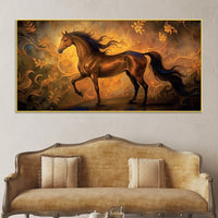 Luxury Abstract Horse Canvas Wall Painting for Home Interiors