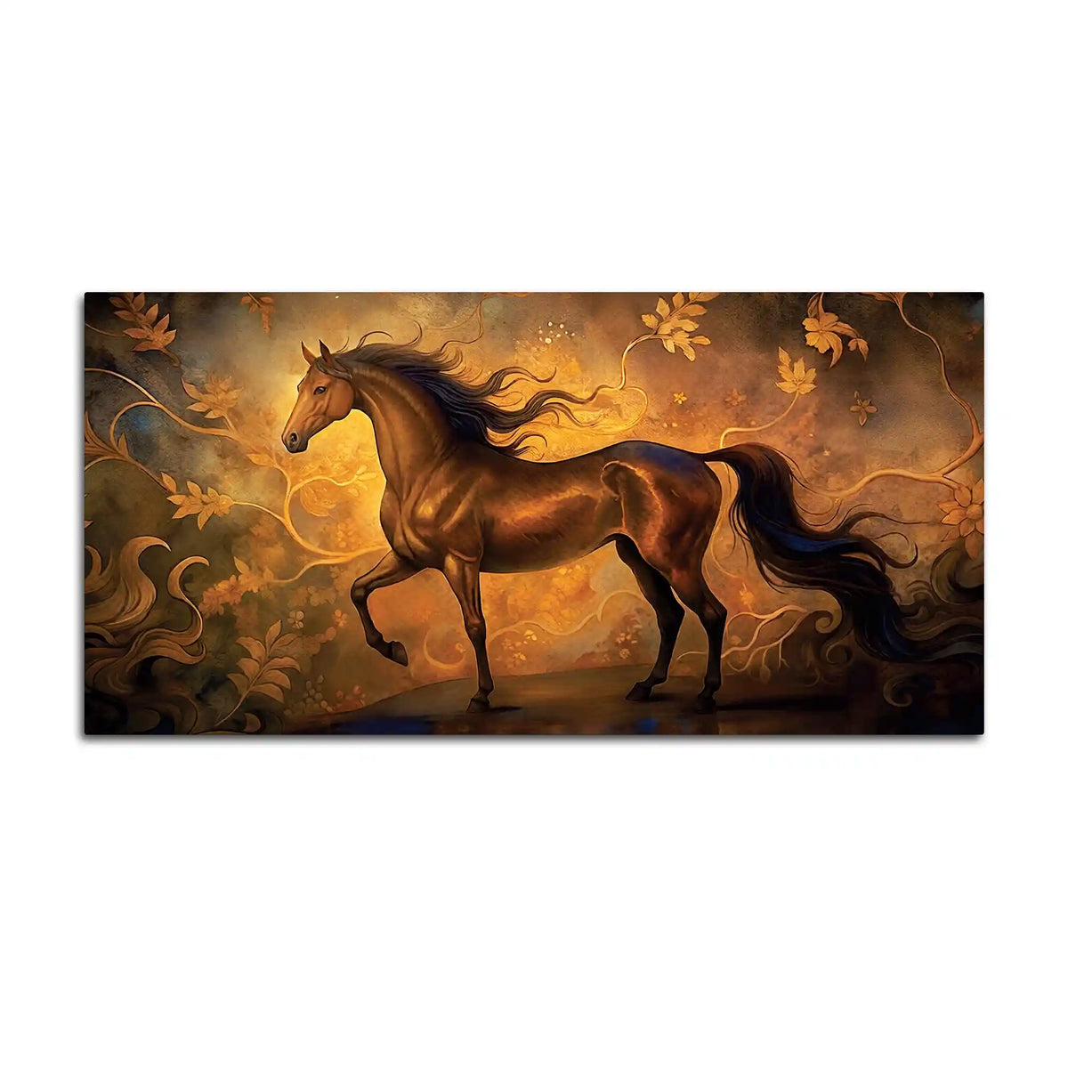 Luxury Abstract Horse Canvas Wall Painting for Home Interiors