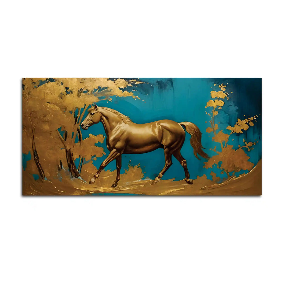 Luxury Abstract Horse Canvas Wall Painting for Home Interiors