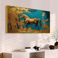 Luxury Abstract Horse Canvas Wall Painting for Home Interiors