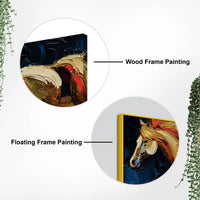 Luxury Abstract Horse Canvas Wall Painting for Living Room