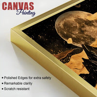 Luxury Abstract Night Sky Canvas Painting for Decoration
