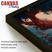 Luxury Abstract Peacock Canvas Wall Painting