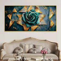 Luxury Abstract Rose Canvas Wall Painting