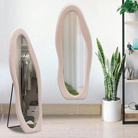 Luxury Abstract Shape Full Body Standing Mirror for Home & Studio – Premium Designer Floor Mirror