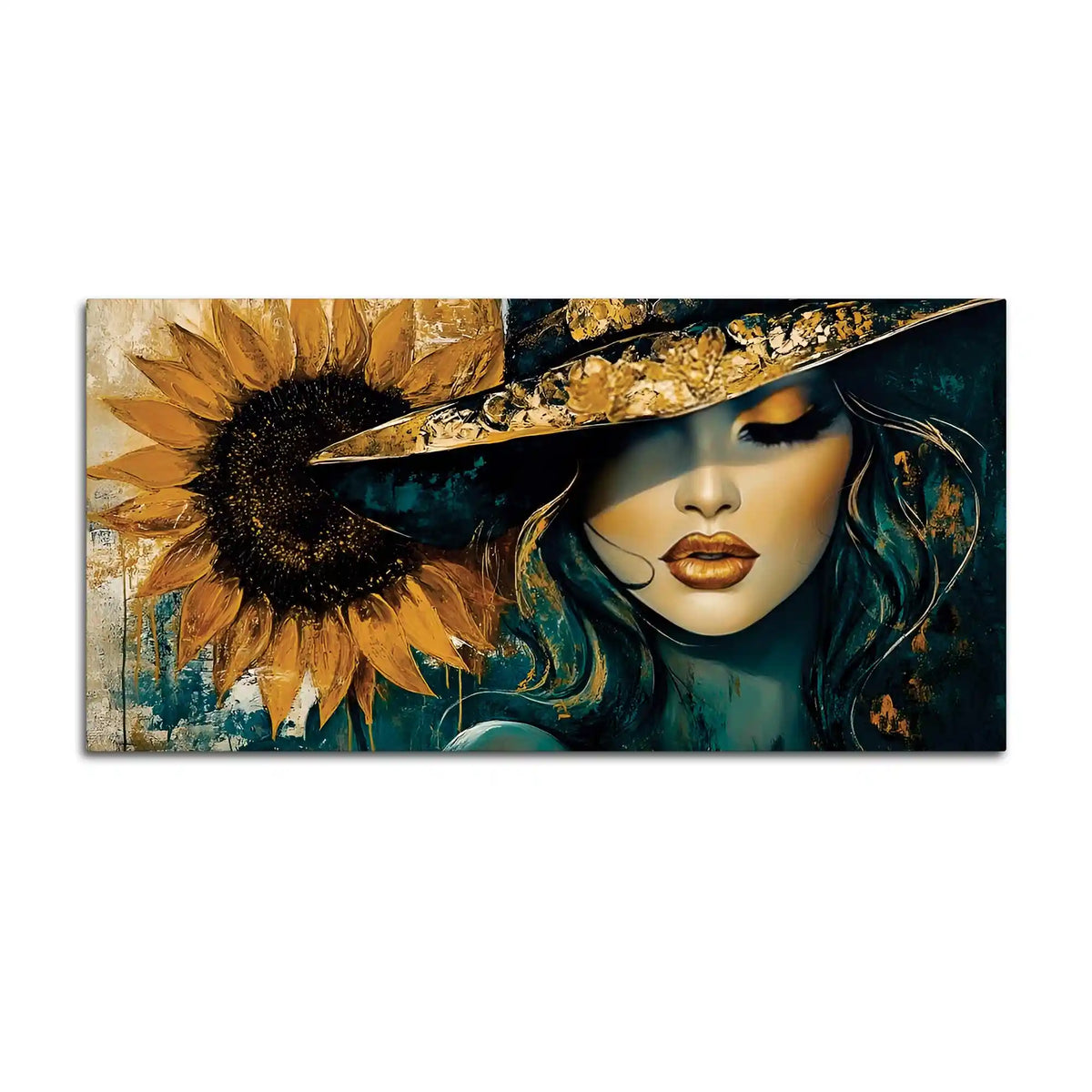 Luxury Abstract Woman Canvas Painting