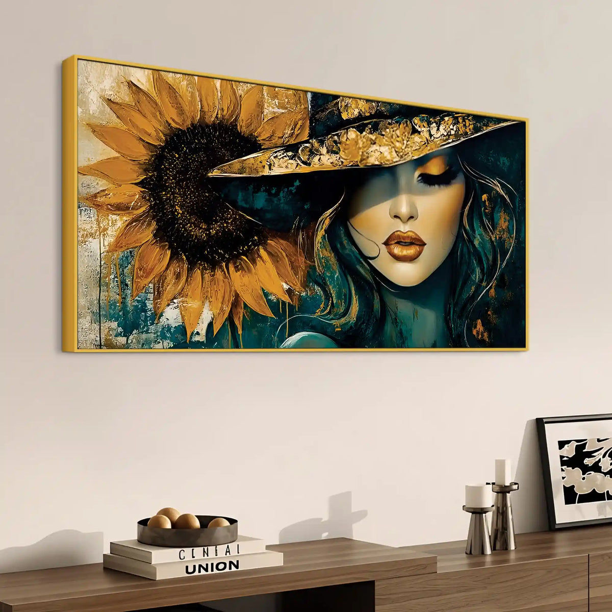 Luxury Abstract Woman Canvas Painting