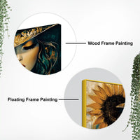 Luxury Abstract Woman Canvas Painting