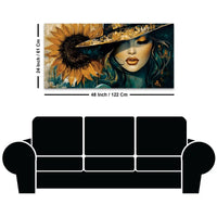 Luxury Abstract Woman Canvas Painting