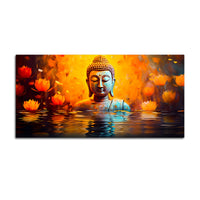 Luxury Buddha Canvas Wall Painting for Beautiful Home Décor