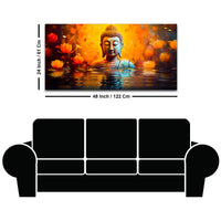Luxury Buddha Canvas Wall Painting for Beautiful Home Décor