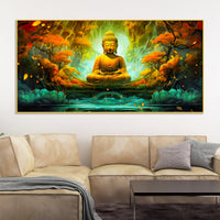 Luxury Buddha Wall Painting for Home & Office Decoration