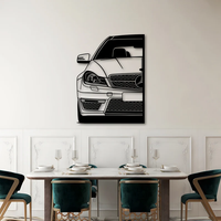 Luxury Car Metal Wall Art for Living Room & Dining Decor