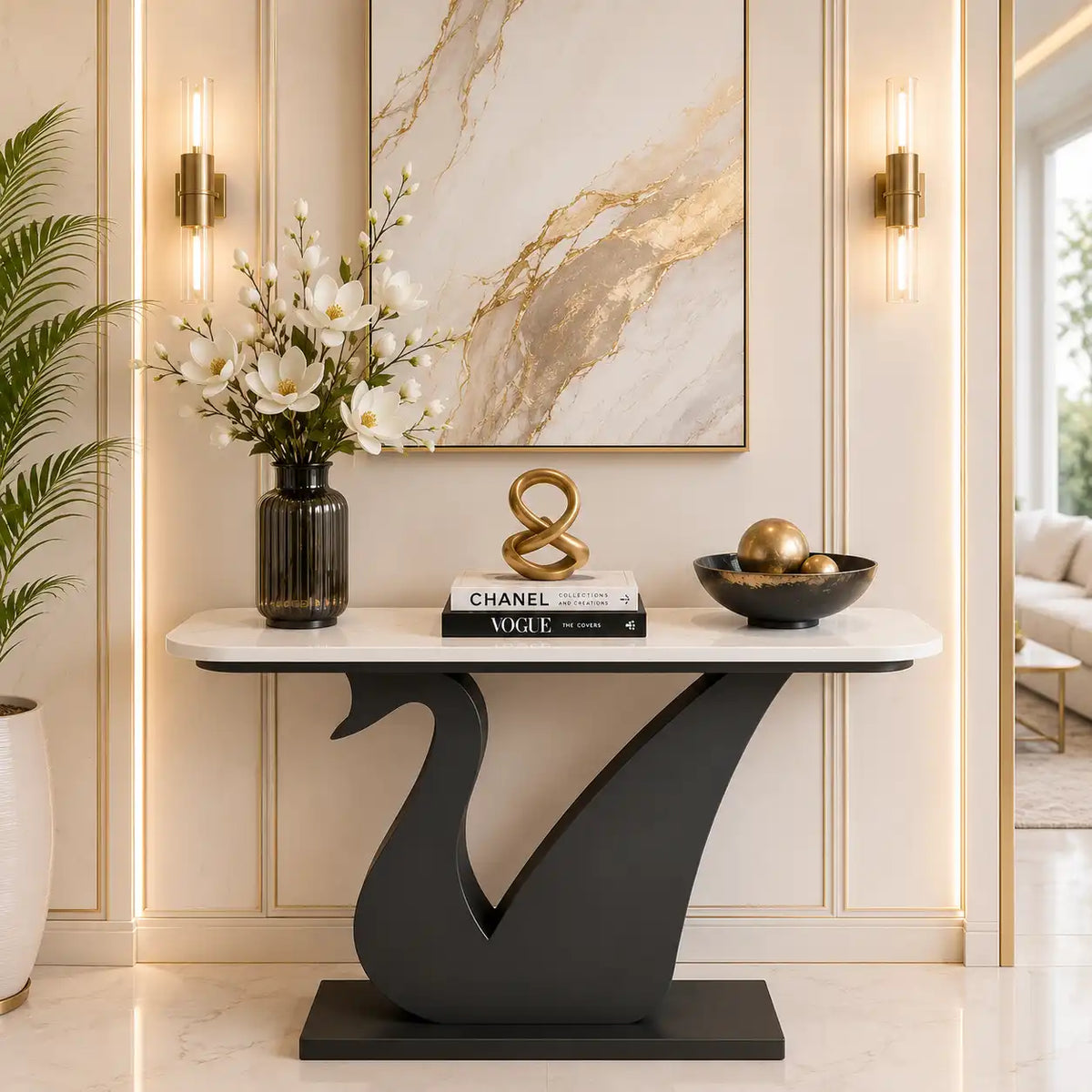 Luxury Console Table for Entryway | Designer Home Furniture