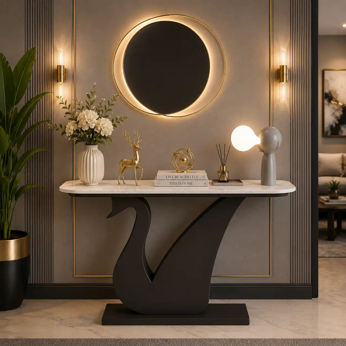 Luxury Console Table for Entryway | Designer Home Furniture
