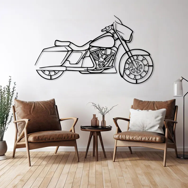 Luxury Cruiser Touring Motorcycle Wall Art