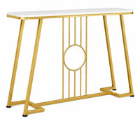 Luxury Decorative Console Table with Marble Surface