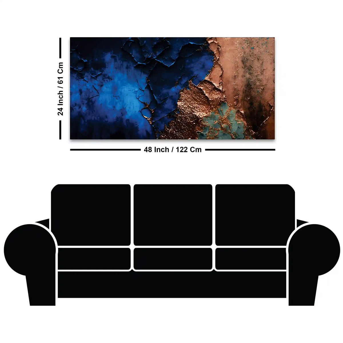 Luxury Designer Abstract Canvas Painting for Home & Office