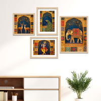 Luxury Ethnic Wall Decor Frame Set of Four